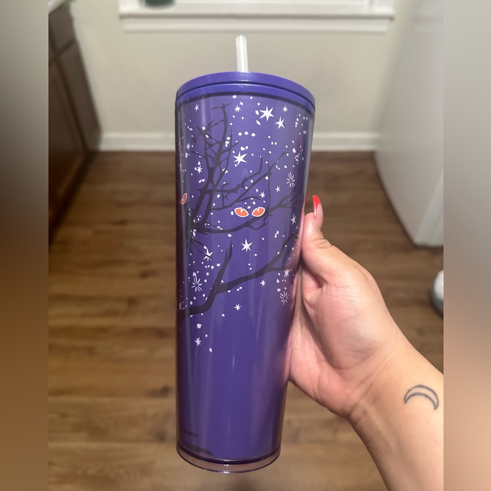 Starbucks | Glow In The Dark Halloween Tumbler 24 oz Purple & Black